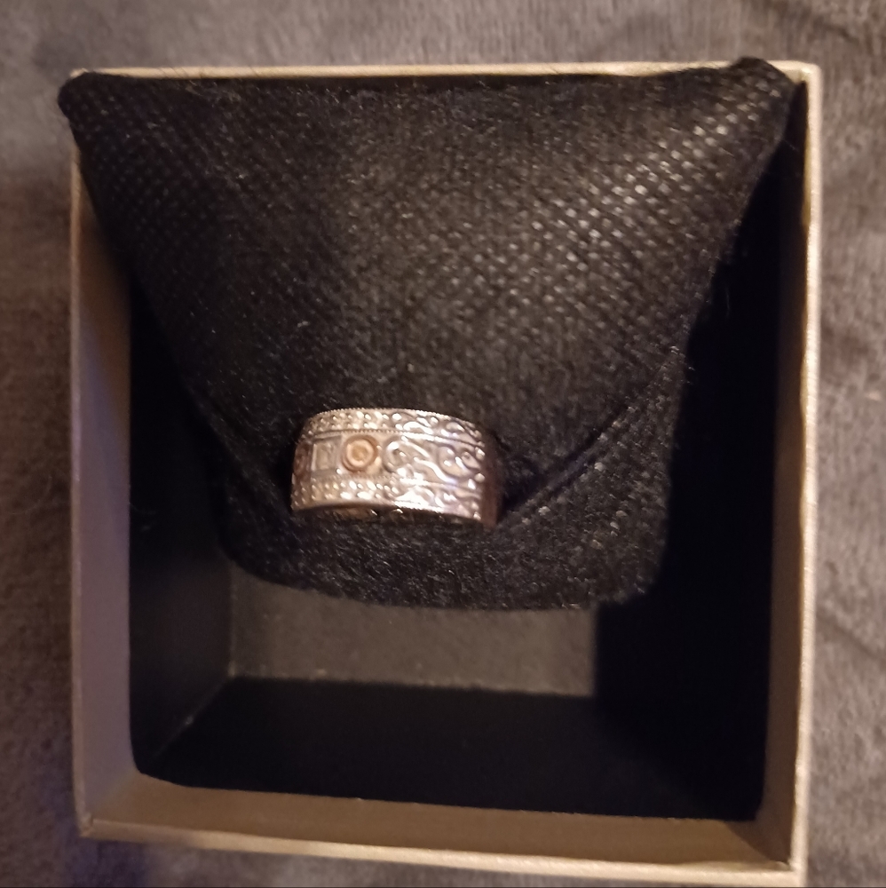 Vanna K CZ 925 Sterling Silver Ring. Pink CZ's & clear CZ's. Size 7.